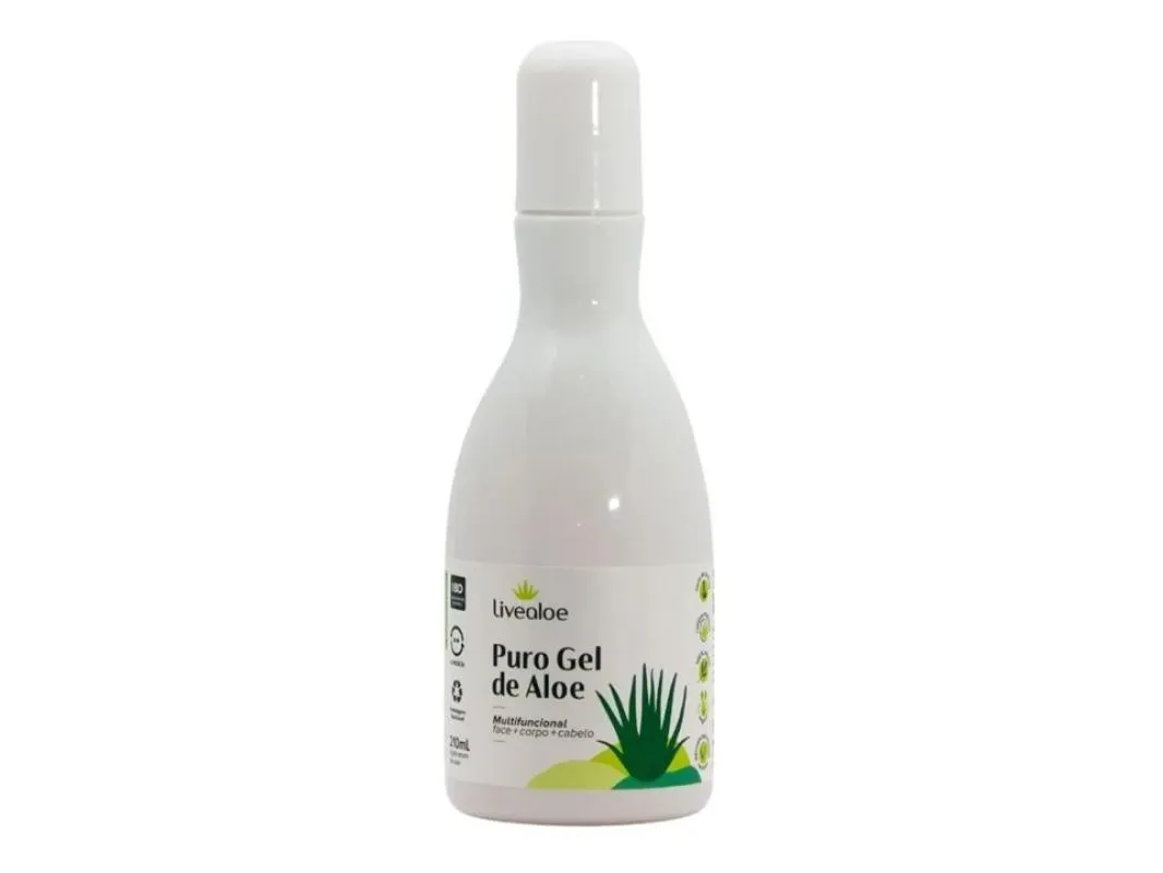 Puro Gel de Aloe Vera Orgânico 210ml