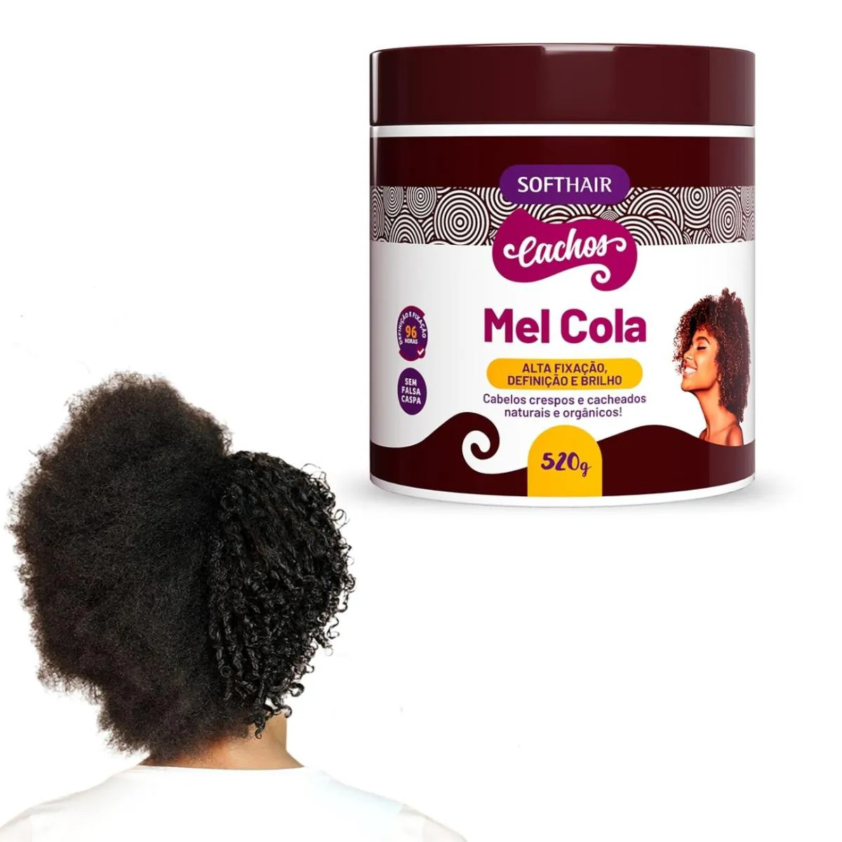 Creme Mel Cola para Cabelo Onde Comprar Cacho Mais Definido