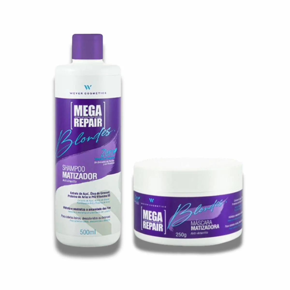 Kit Masc+shampoo Matizador Blondes – Wever Cosméticos
