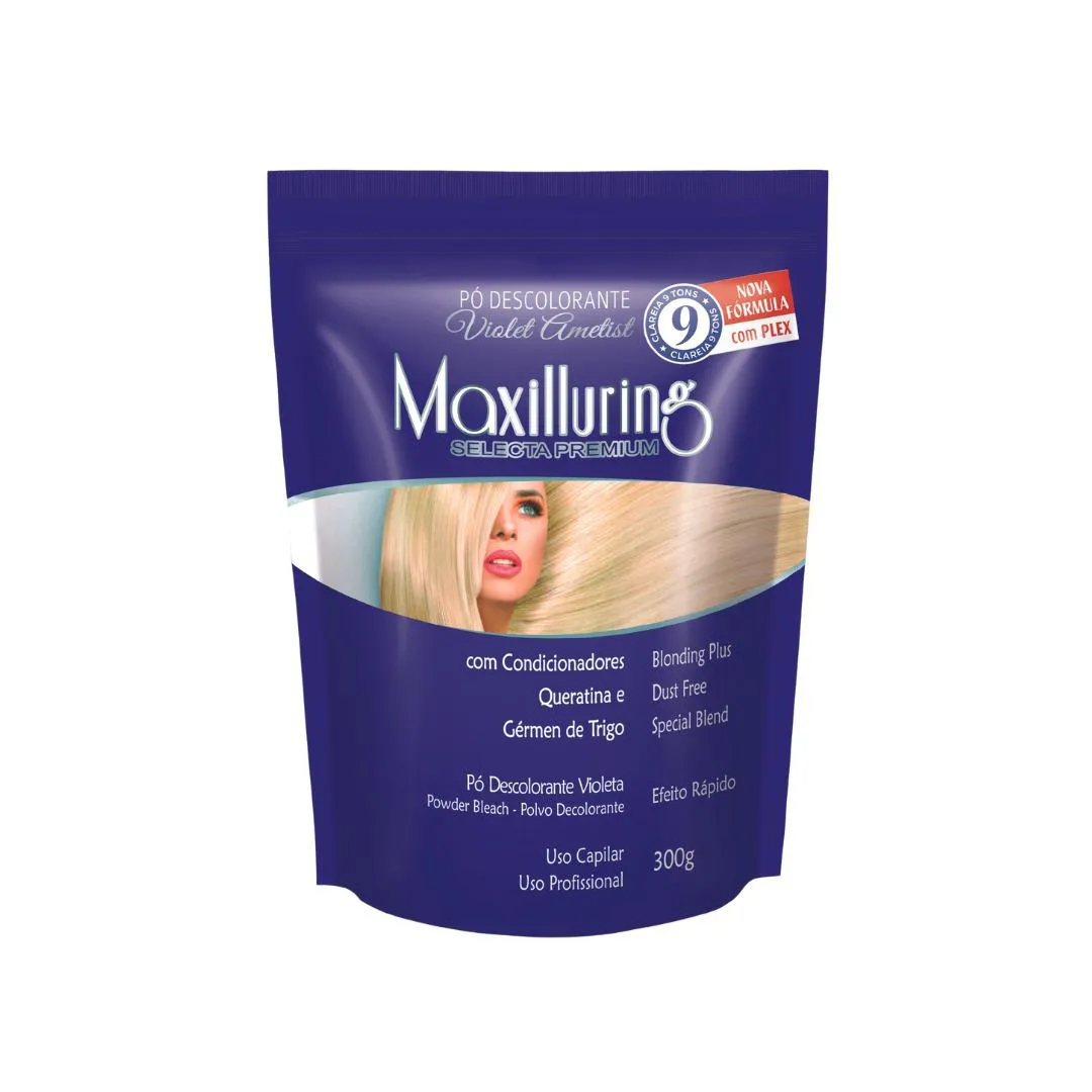 MAXILLURING Pó DESCOLORANTE STAND UP POUCH 300 G VIOLETA AMETISTA