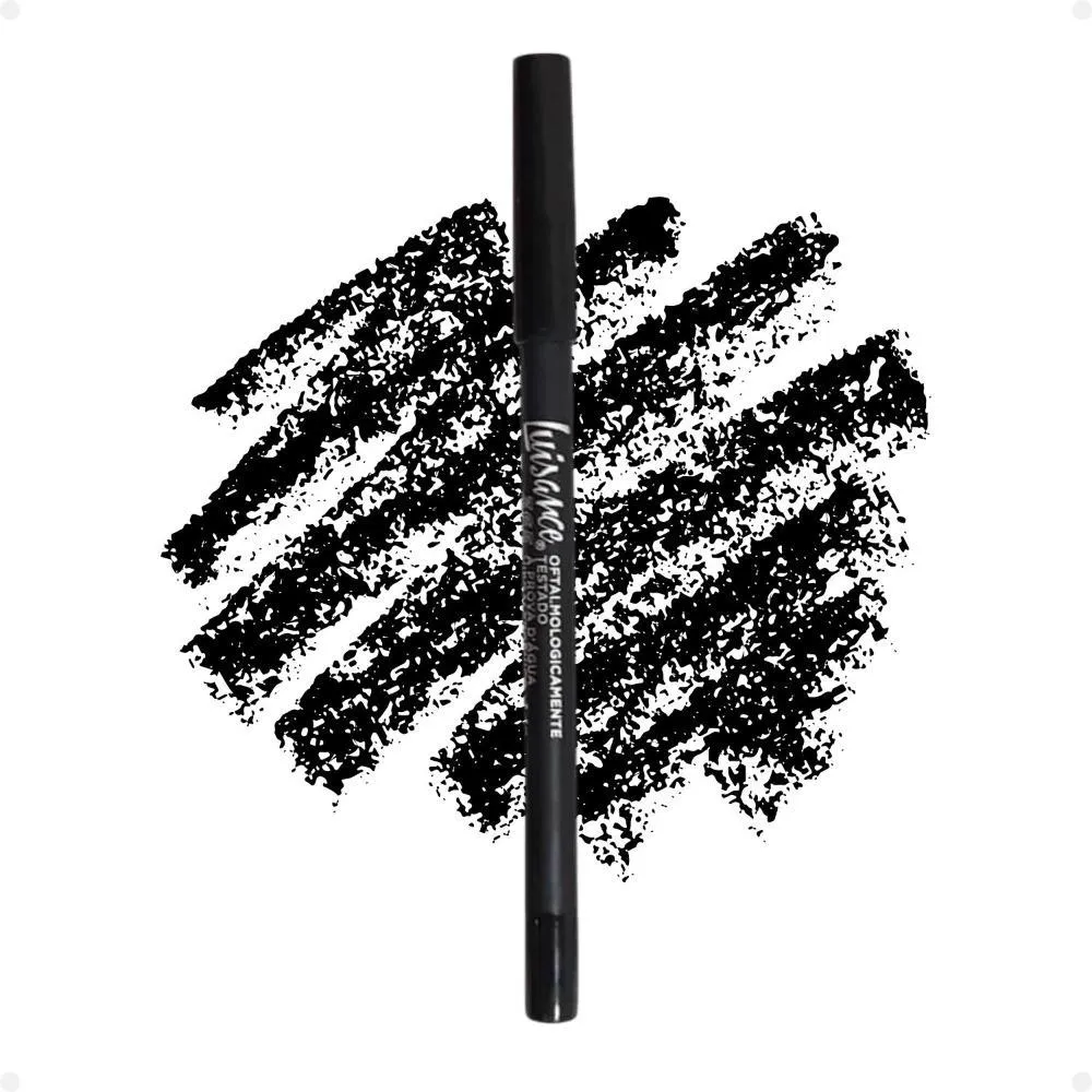 Lápis para Olhos Luisance 365 Preto A Prova D´água Hipoalergênico L5201