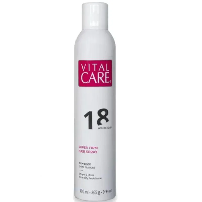 Hair Spray Vital Care Super Firm 18 Horas 400ml