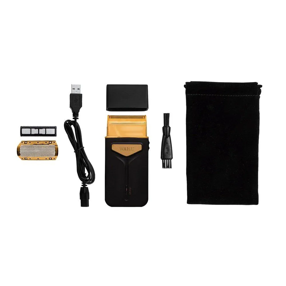 Aparador de Pelos Wahl Travel Shaver - Preto, Carregador Usb 45