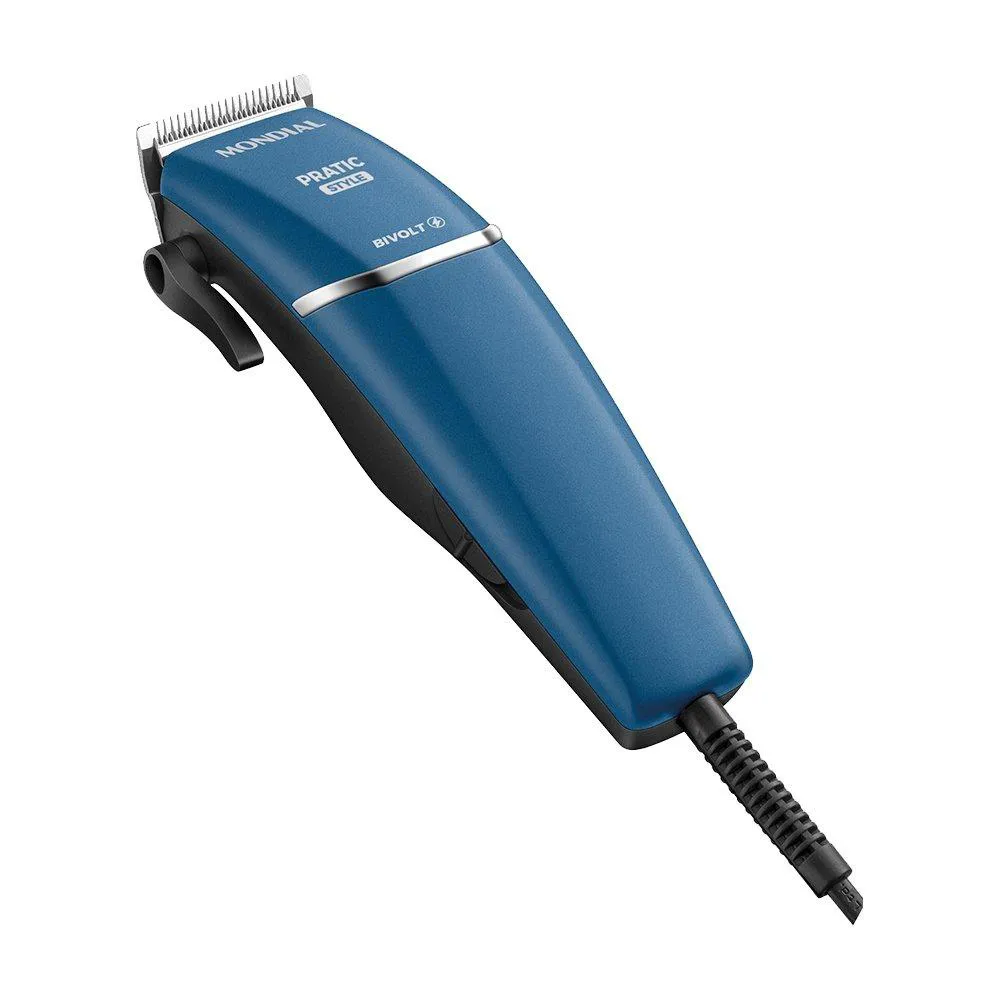Cortador de Cabelo Mondial Cr-10-bi - Azul, Bivolt 45