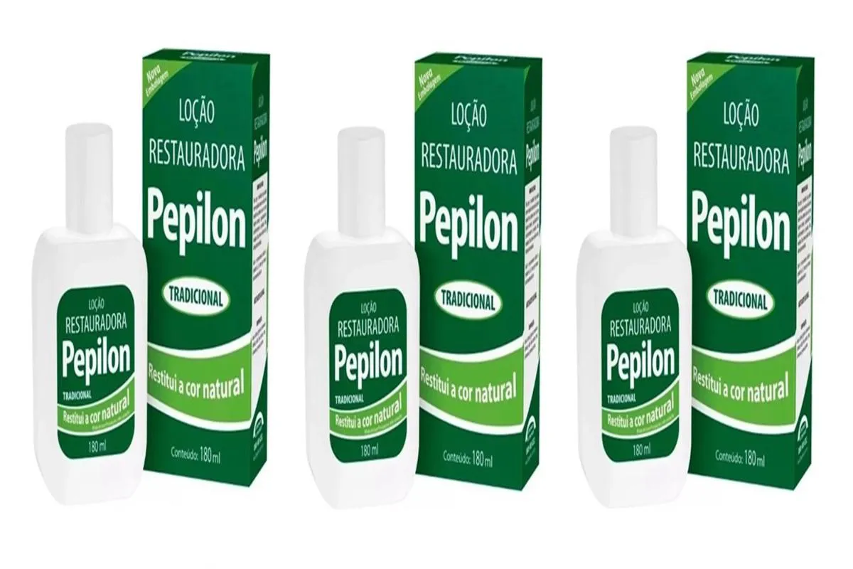 KIT 3 LOçãO RESTAURADORA PEPILON TRADICIONAL 180ML - PEPILON