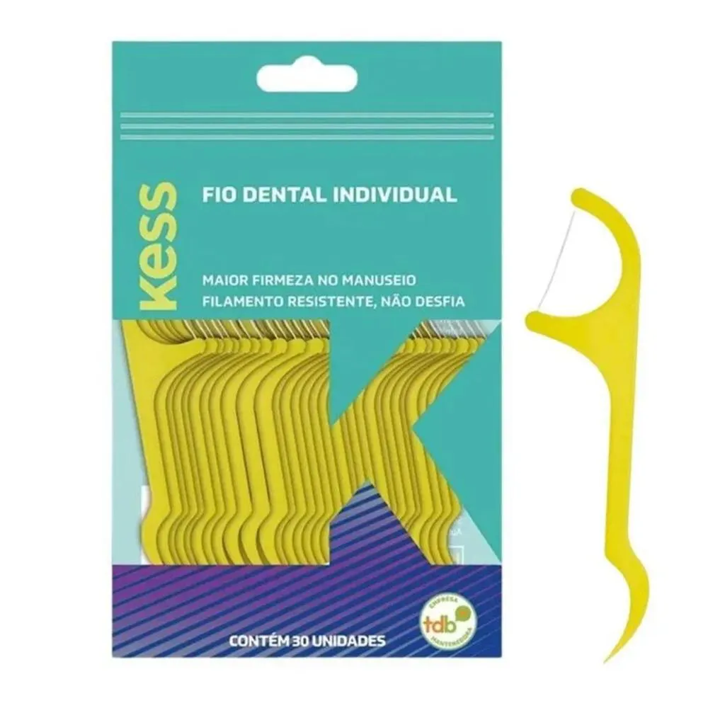 Fio Dental Kess Flosser Individual 30un