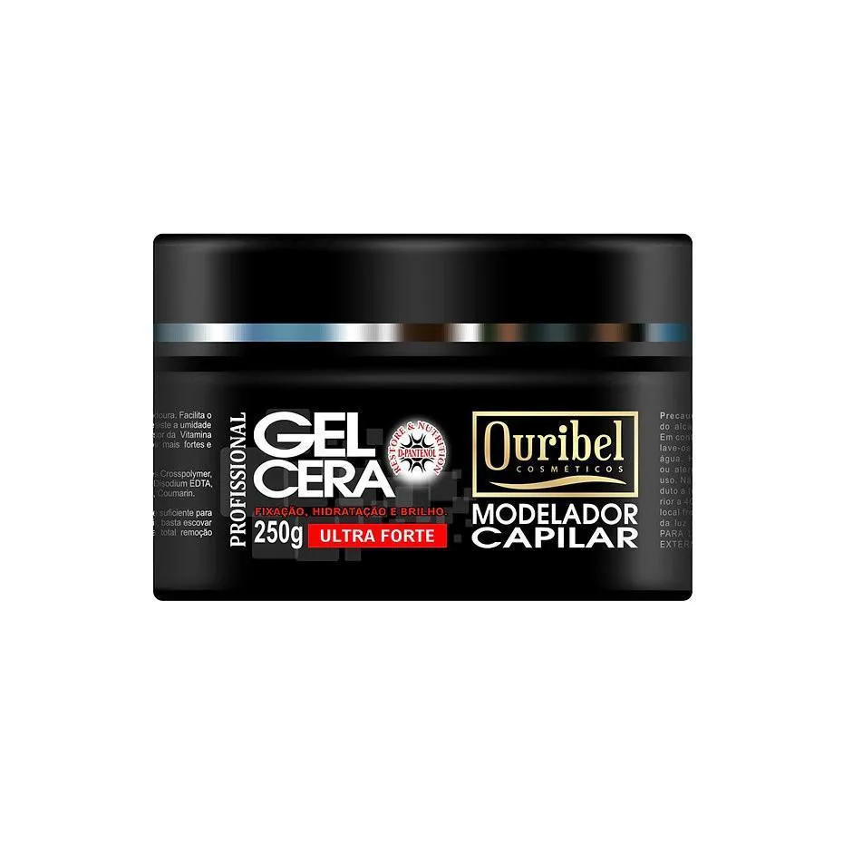 Ouribel Gel Cera Modelador Capilar Ultra Forte 250g