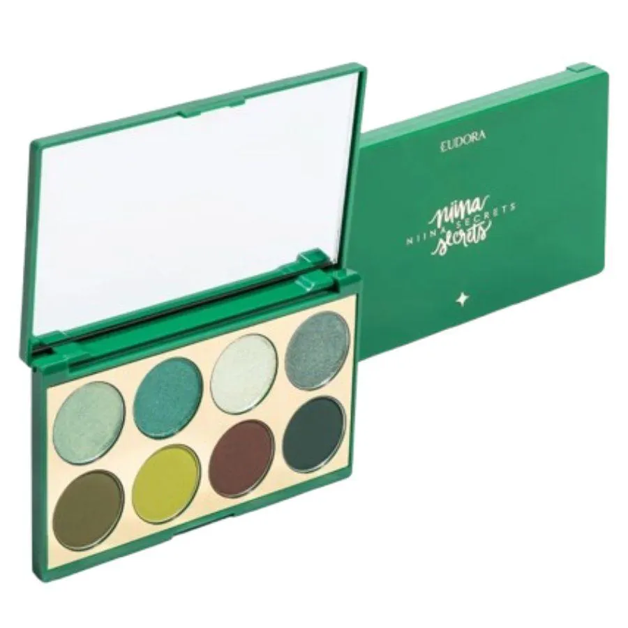 PALETA DE SOMBRAS NIINA SECRETS GREEN 5,6G- EUDORA
