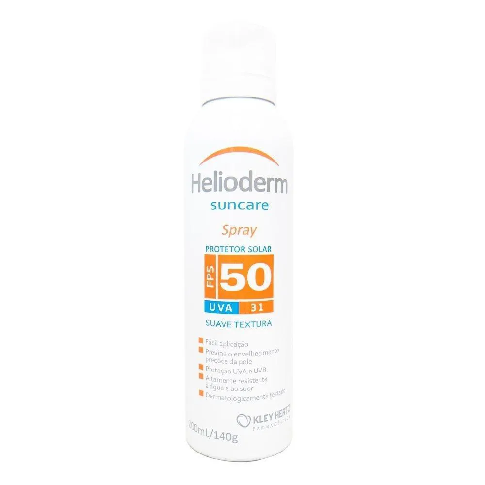 Helioderm Spray Bloqueadora Fps 50 200ml