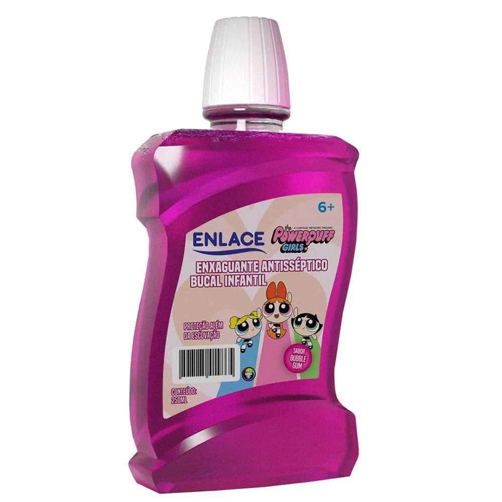 Enxaguatório Bucal Enlace Meninas Super Poderosas 250 Ml
