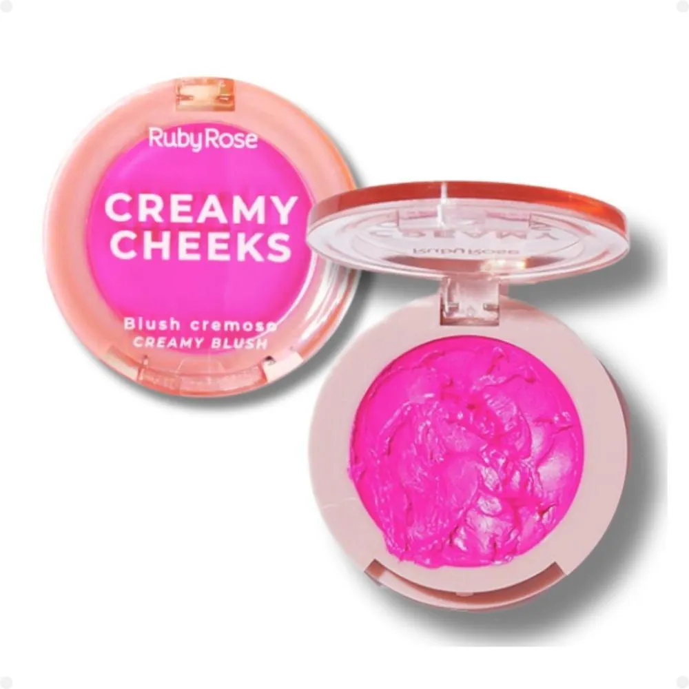 Blush Cremoso Ruby Rose Creamy Cheeks Pink Tint Hb-m02-2 5,5g