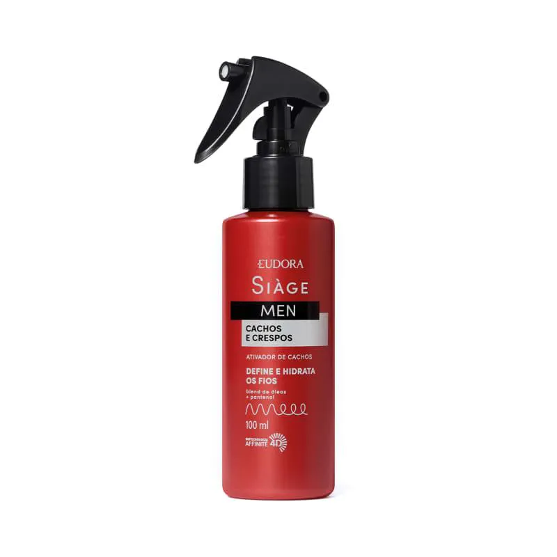 EUDORA SIAGE MEN CACHOS CRESPOS ATIVADOR CAPILAR SPRAY 100ML