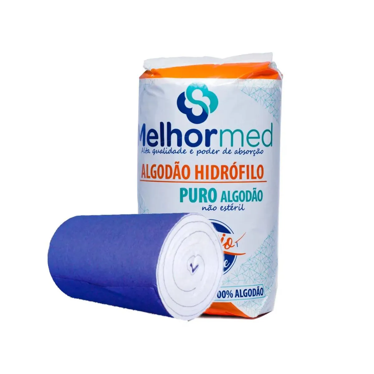 Algodão Hidrófilo Não Estéril 500g - Melhormed