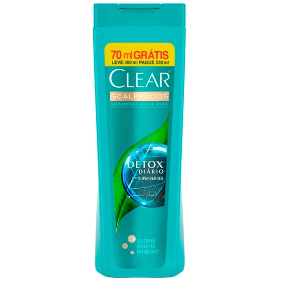 Shampoo Clear Detox Diário 400ml