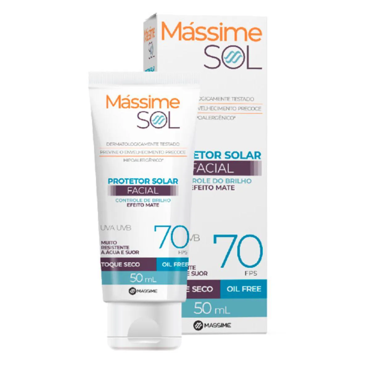 Massime Sol Facial Fps 70 50ml