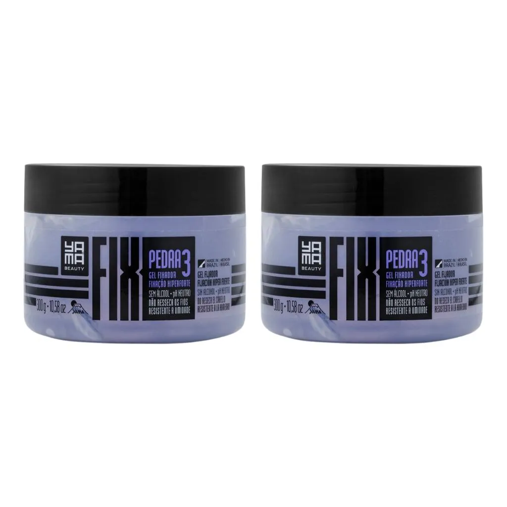 Gel Fixador Yama Fix 300g Pedra - Kit C / 2un