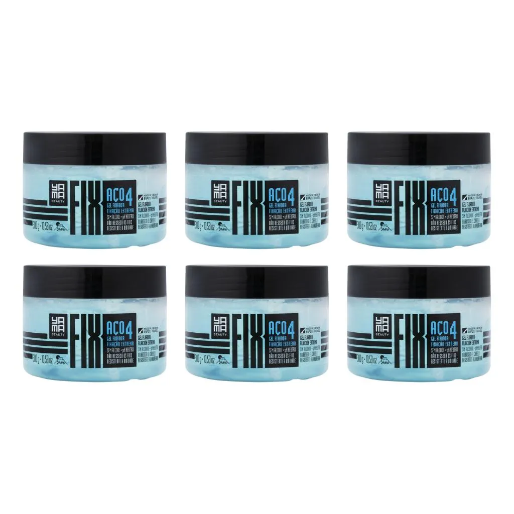 Gel Fixador Yama Fix 300g Aço - Kit C / 6un