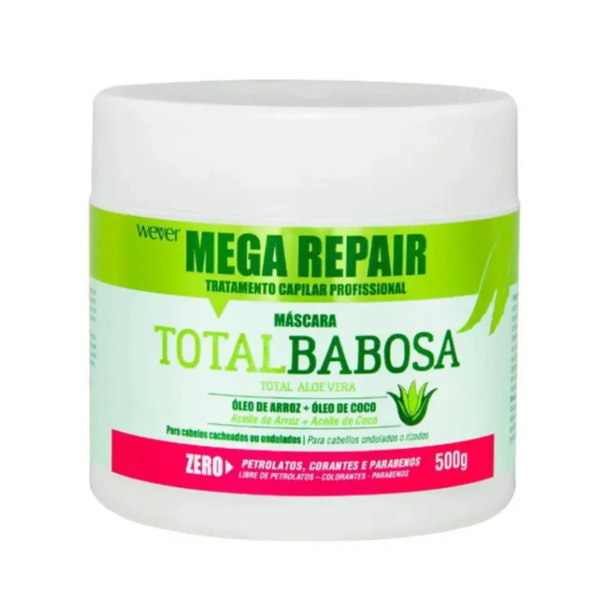 Cr Trat Wever Mega Repair 500g Babosa