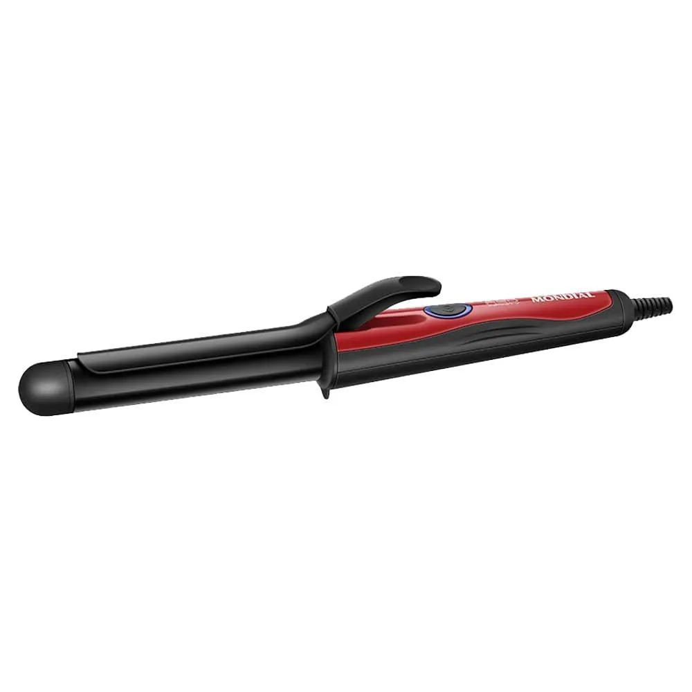 MODELADOR DE CACHOS MONDIAL EM-12 SPIRAL INFINITY - 55W, PRETO/VERMELHO, BIVOLT 35