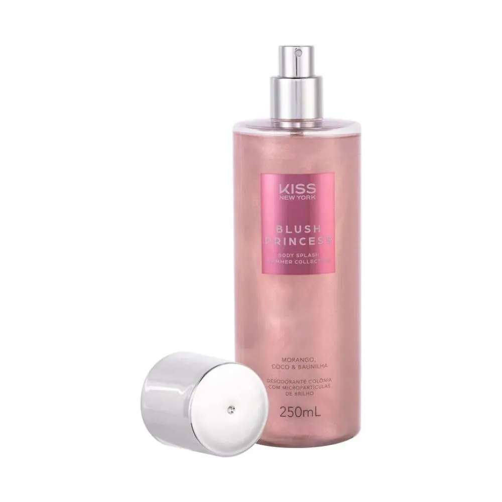 Desodorante Corporal Kiss New York Body Splash Shimmer Blush Princess