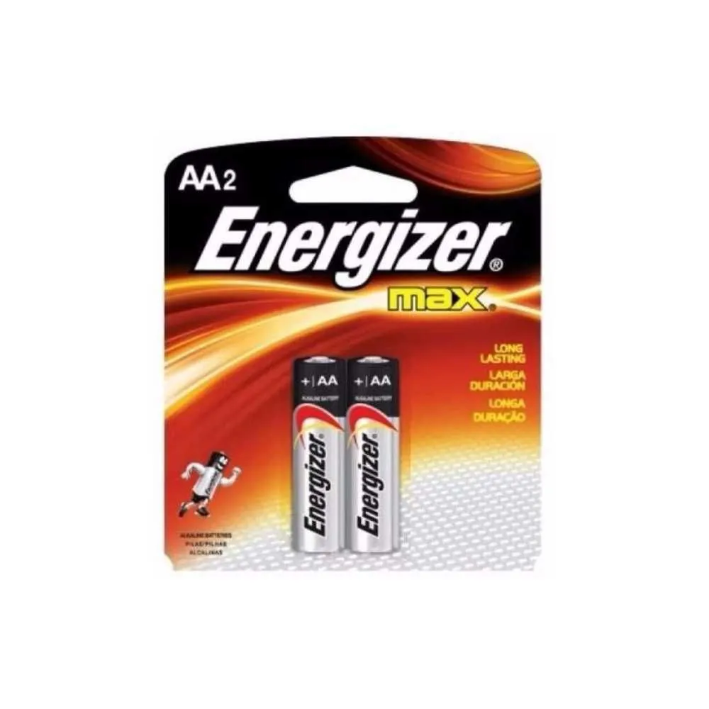 Pilha Energizer Max Pequena Aa 2 unidades
