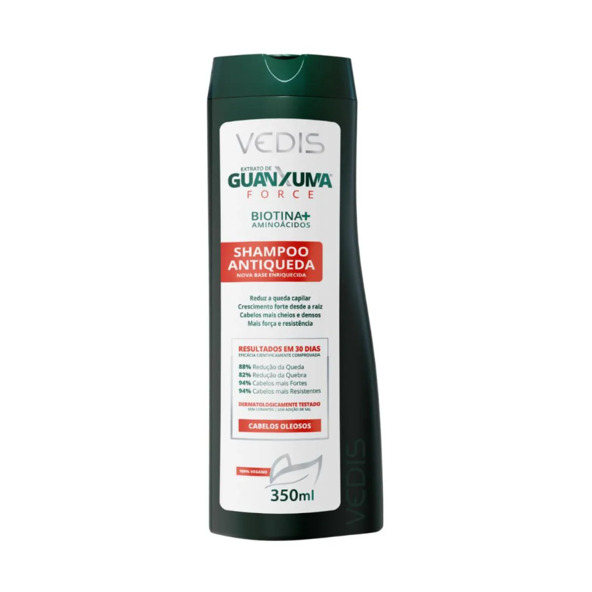 Shampoo Antiqueda Cabelos Oleosos 350ml Guanxuma - Vedis