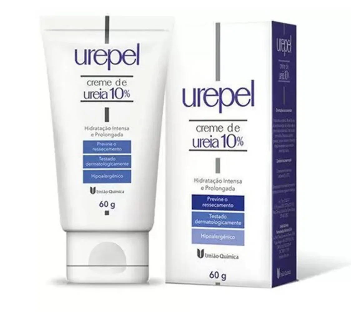Urepel Creme Ureia 10% Hidratação Intensa 60G - União Química