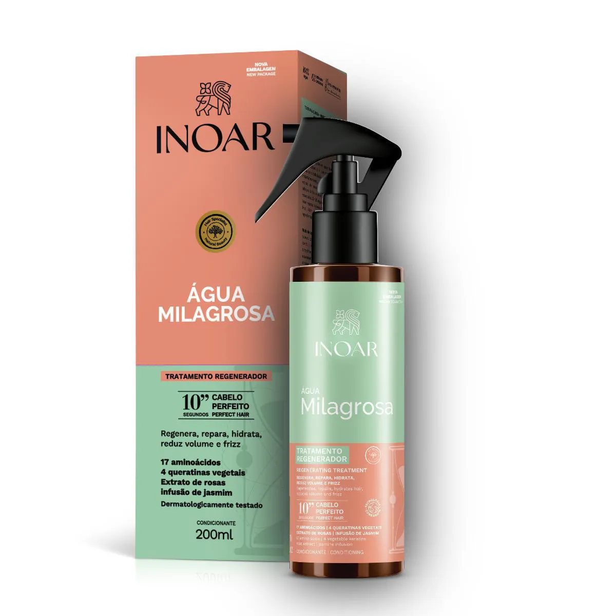 Tratamento Regenerador Inoar Água Milagrosa 200ml