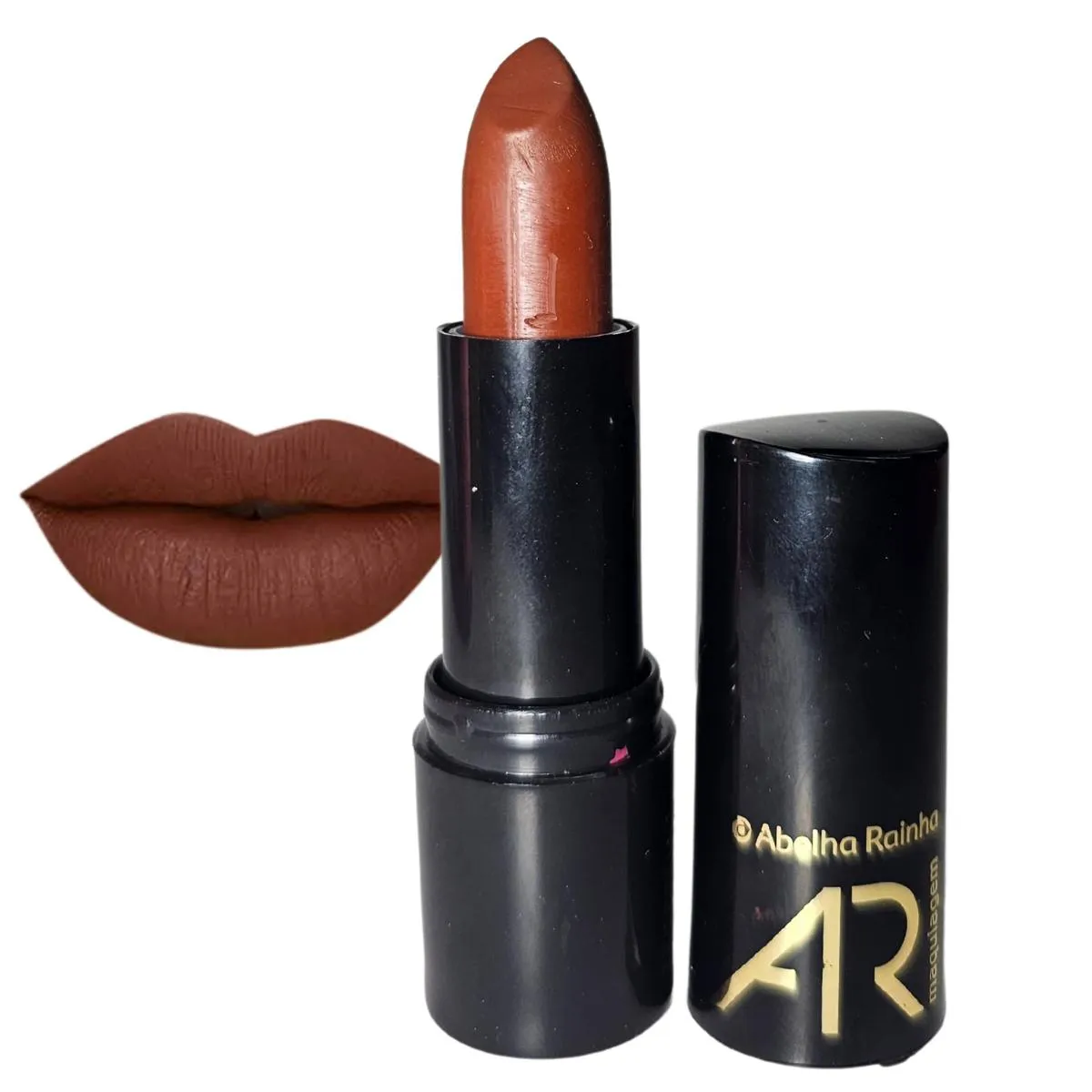 Batom Noite de Avelã Retinol-like Ar Maquiagem Abelha Rainha 3,8g