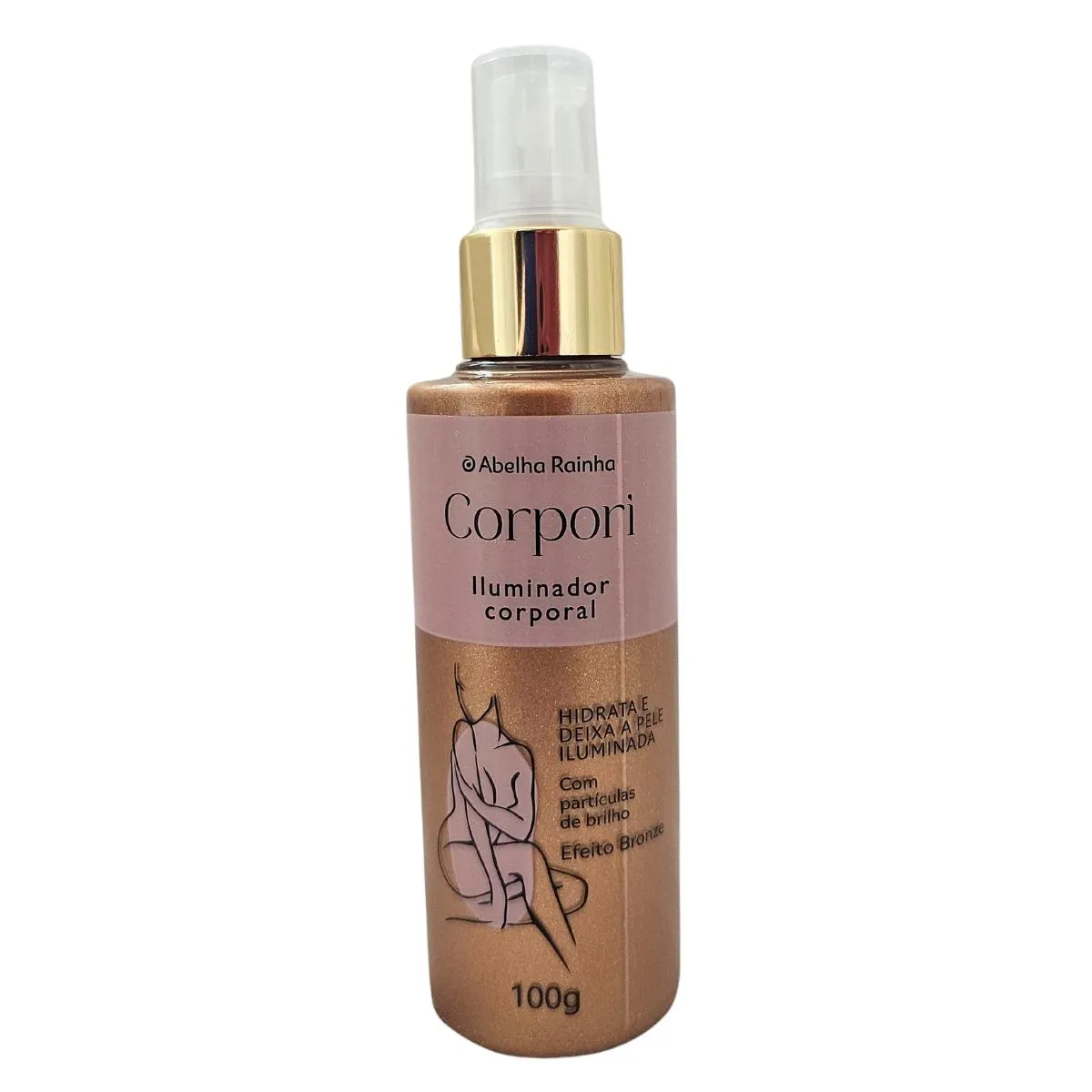 Hidratante Iluminador Corporal Efeito Bronze Corpori Abelha Rainha 100g