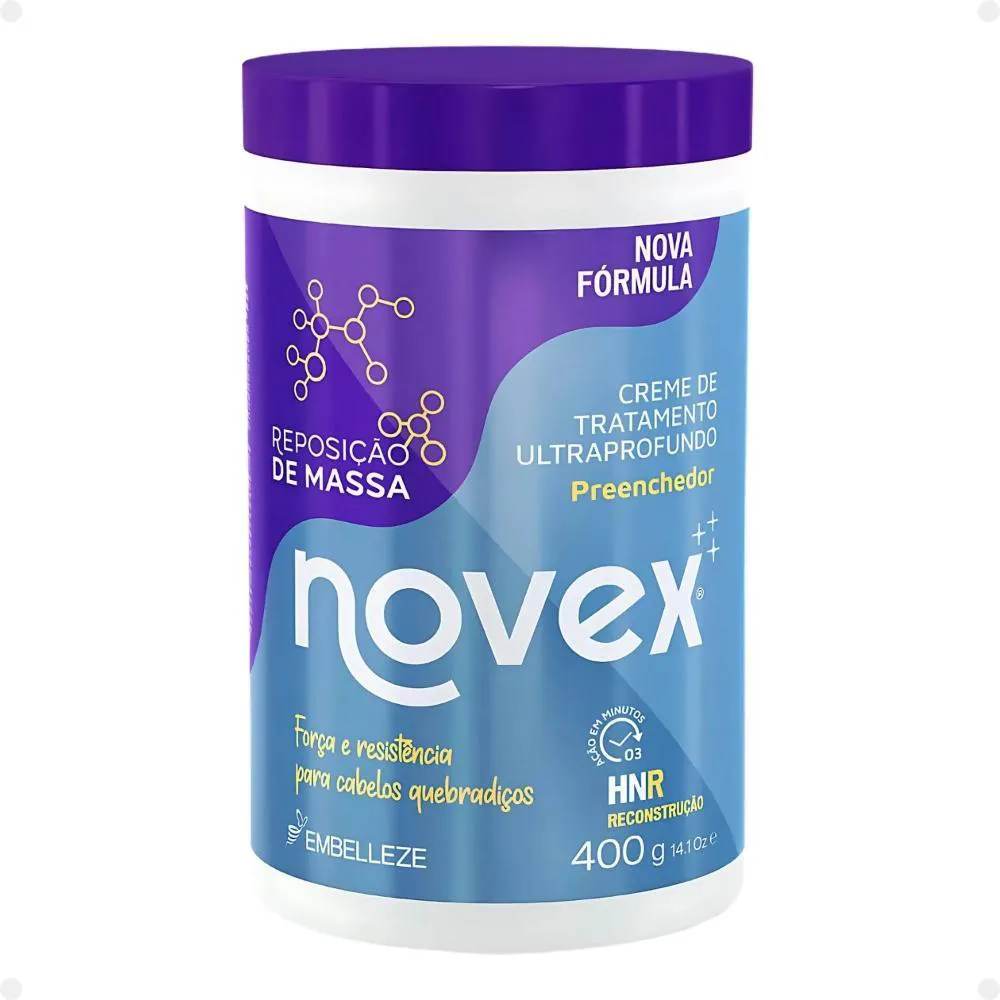 Creme de Tratamento Embelleze Novex Reposição de Massa 400g