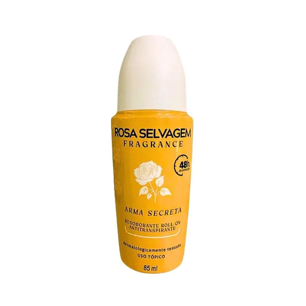 Desodorante Roll On Arma Secreta 85ml Rosa Selvagem