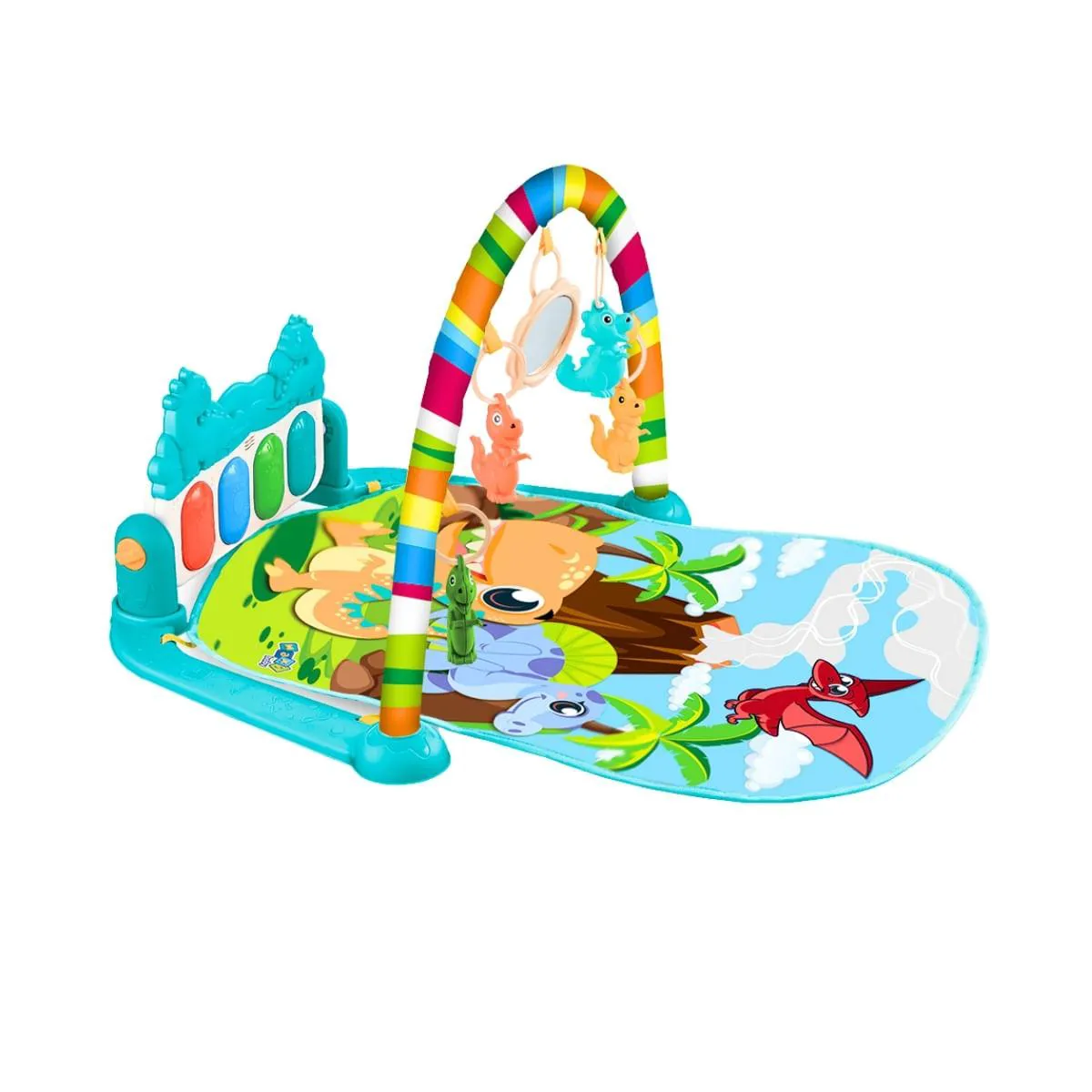 Tapete de Atividades para Bebê Piano Funny Dino Maxi Baby