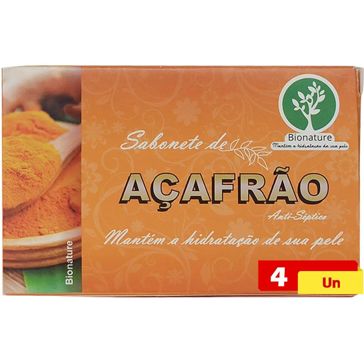Sabonete de Açafrão 4 X 110g Bionature
