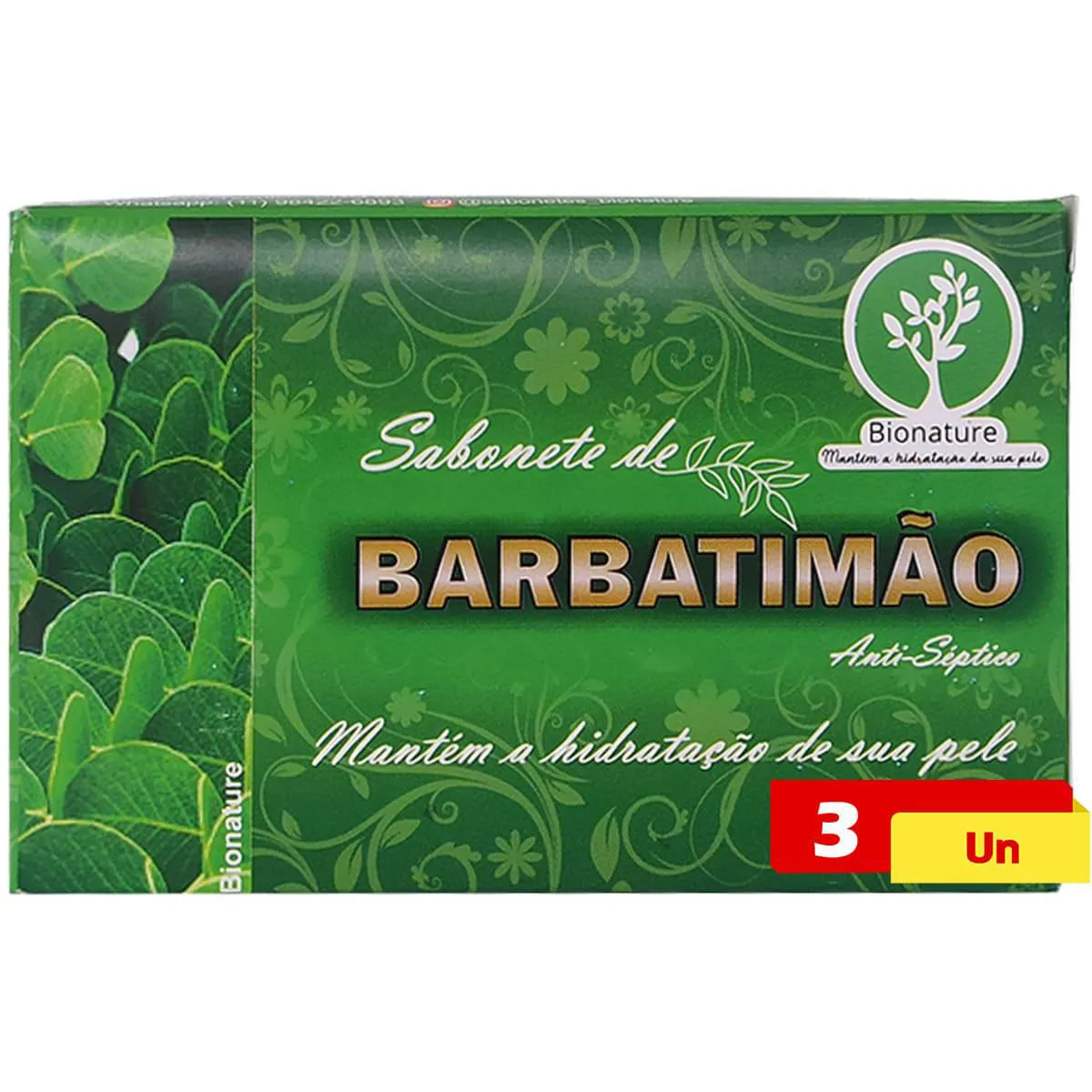 Sabonete de Barbatimão 3 X 110g Bionature