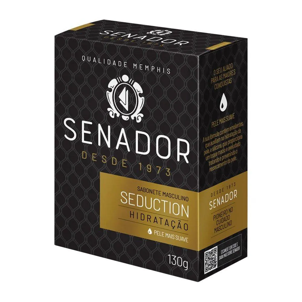 Sabonete Senador Seduction 130g Embalagem com 12 unidades