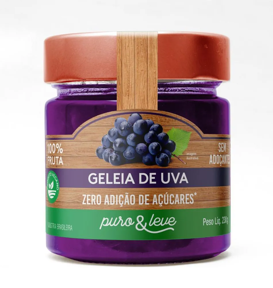 Geleia de Uva Puro e Leve 230g
