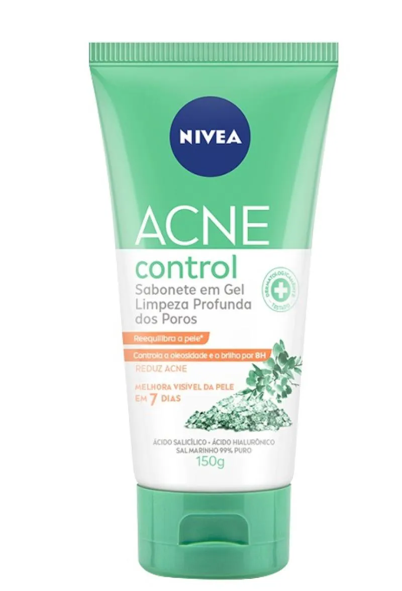 Nivea Acne Control Sabonete em Gel Limpeza Profunda 150g
