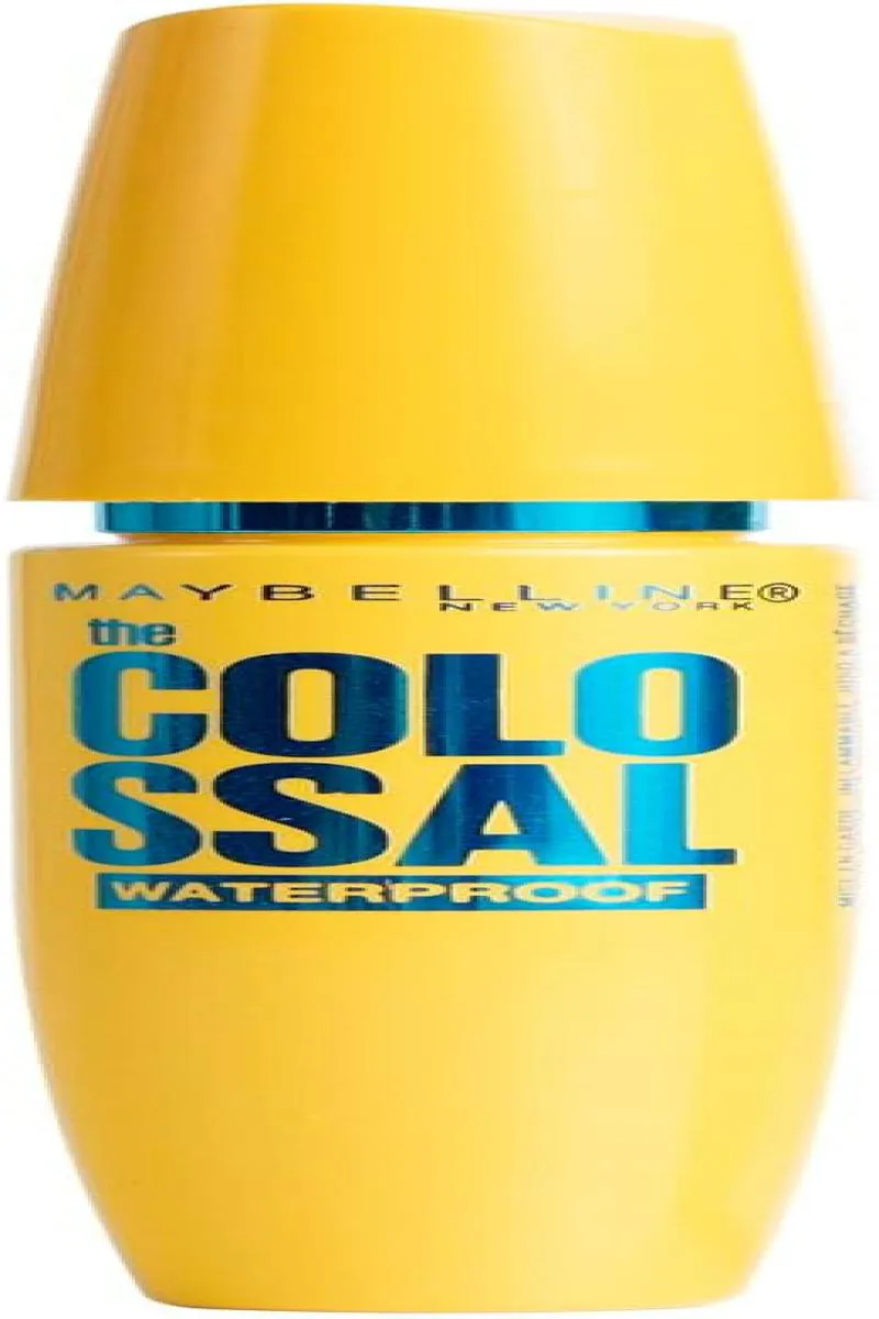 Máscara de cílios maybelline the colossal waterproof - á prova d'água - tonalidade glam black