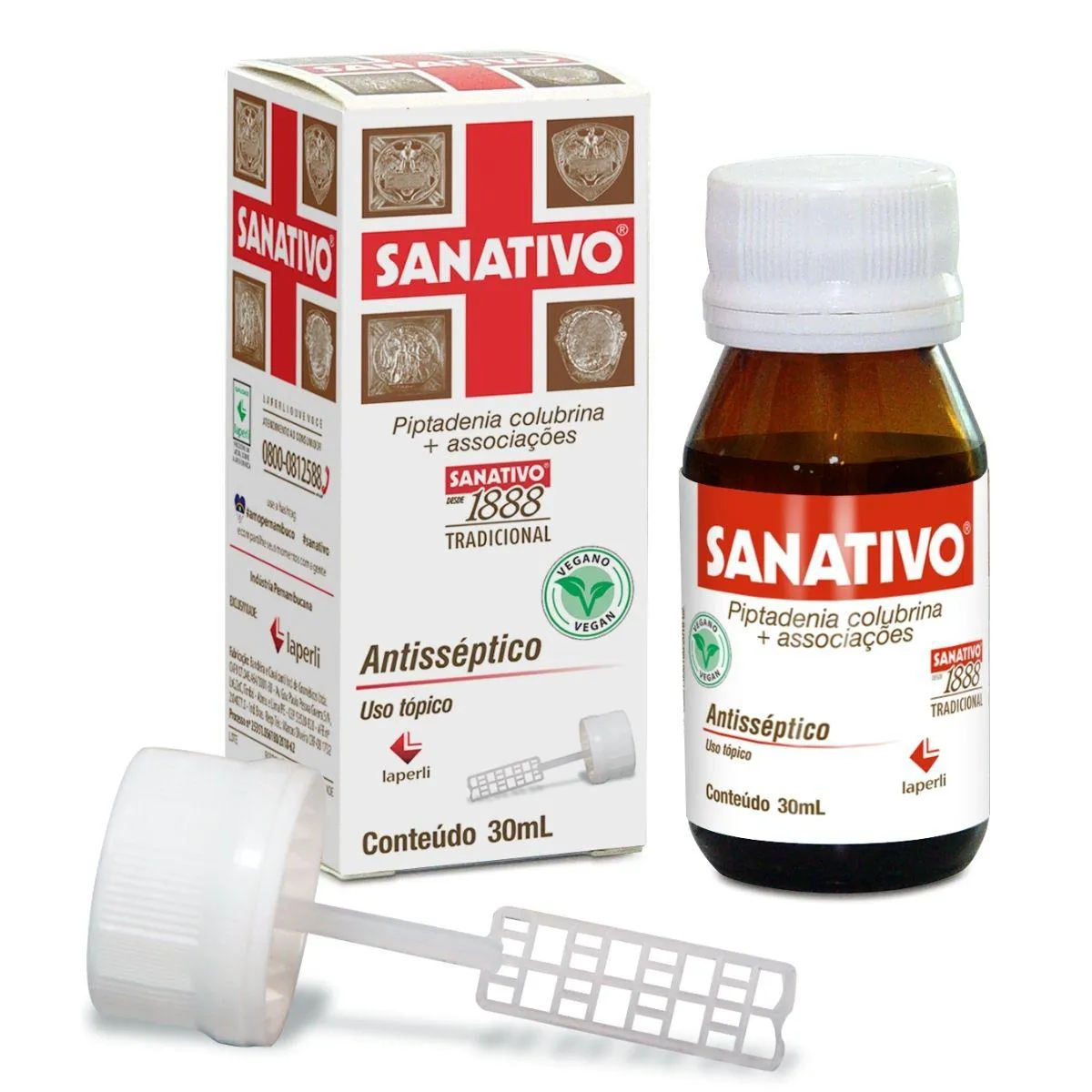 Antisséptico Tradicional Palheta Sanativo 30ml