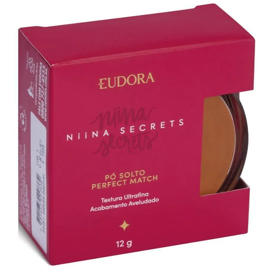 Pó Solto Perfect Match Niina Secrets Cor 5 12g - Eudora