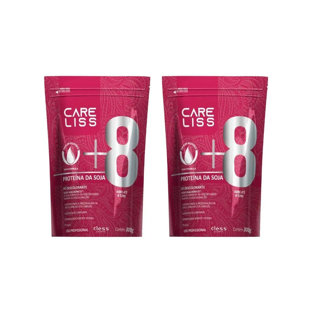 Po Descolorante Care Liss Proteina da Soja 300g - Kit C / 2un