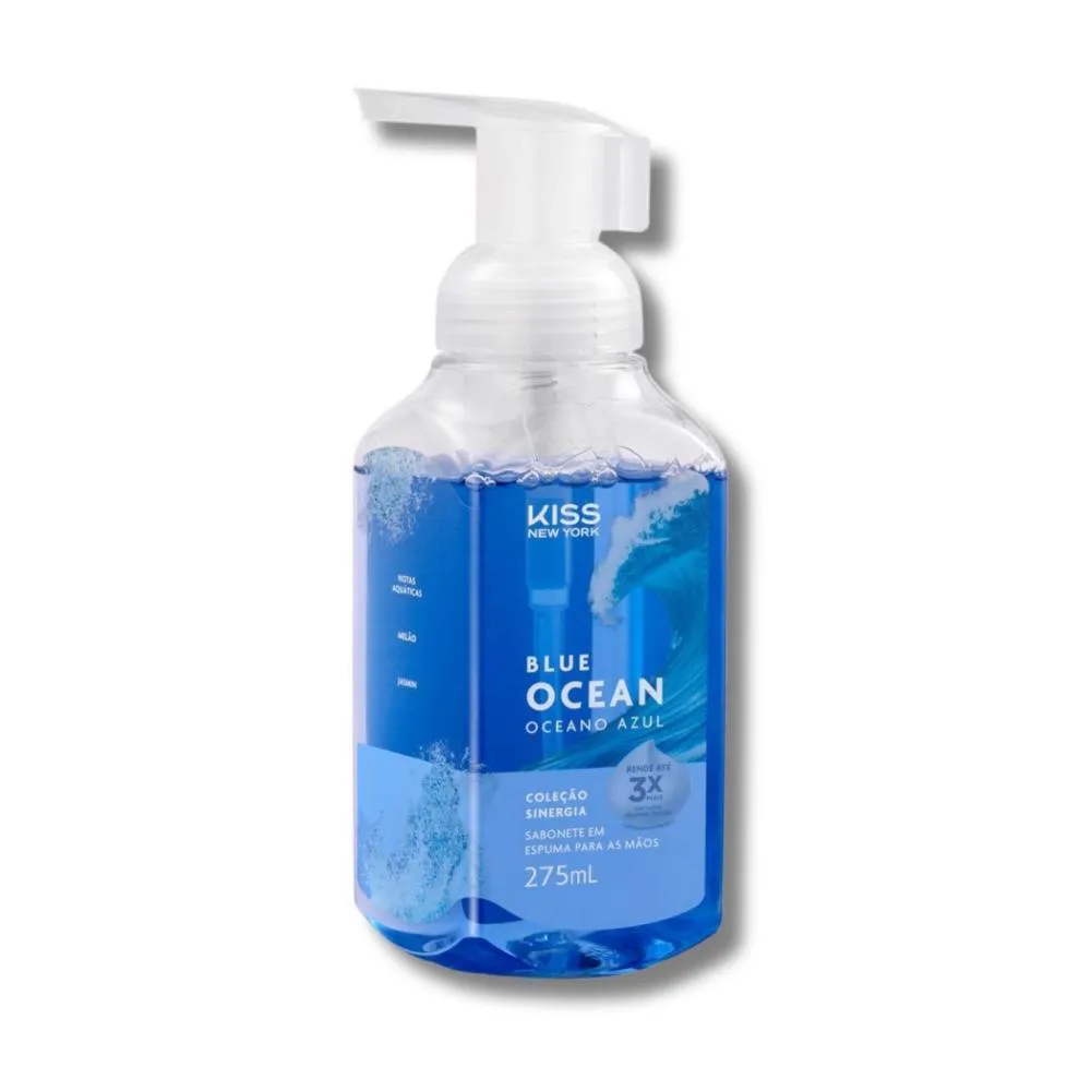 Sabonete em Espuma para Mãos Kiss New York Blue Ocean 275ml