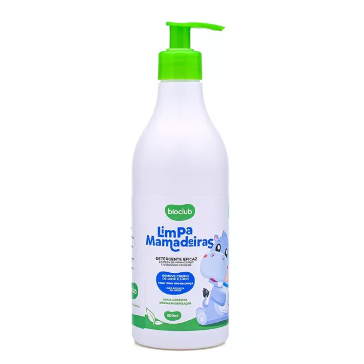 Limpa Mamadeiras Detergente Vegano Hipoalergenico 500 Ml Bioclub