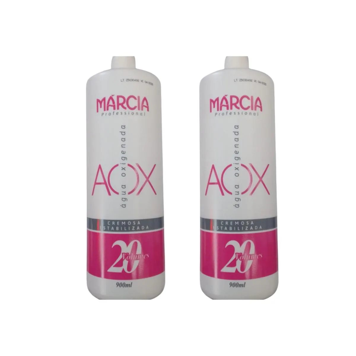 Água Oxigenada Marcia 900ml 20 Volumes Cremosa - Kit C / 2un
