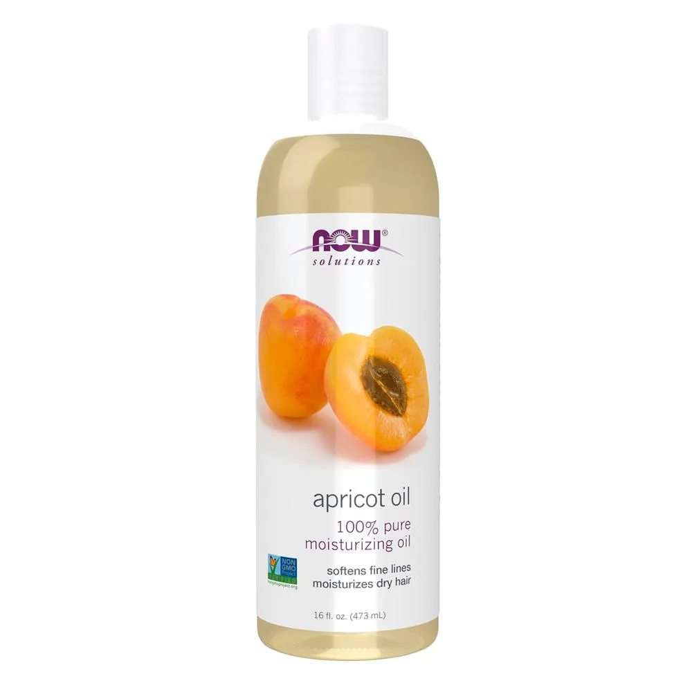 Óleo de Damasco Now Foods 473 ml Puro Importado