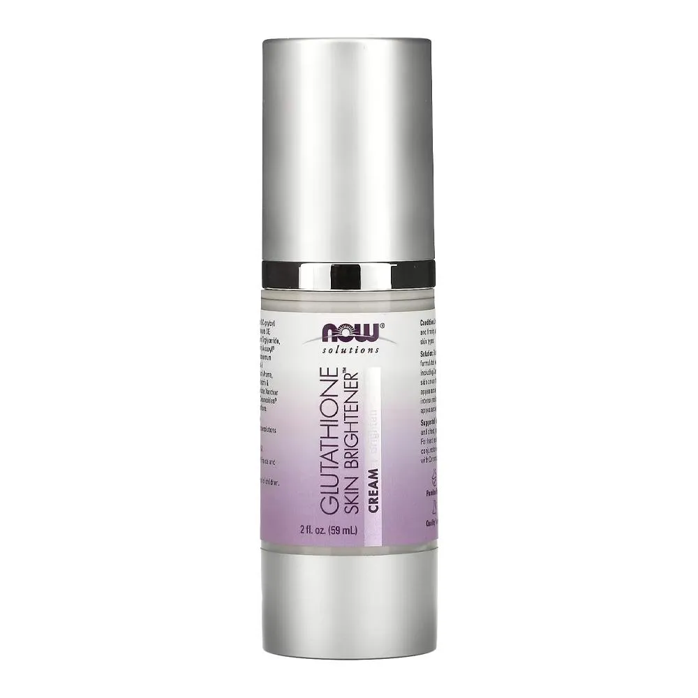 Creme Glutationa Skin Brightener NowFoods 59ml Importado