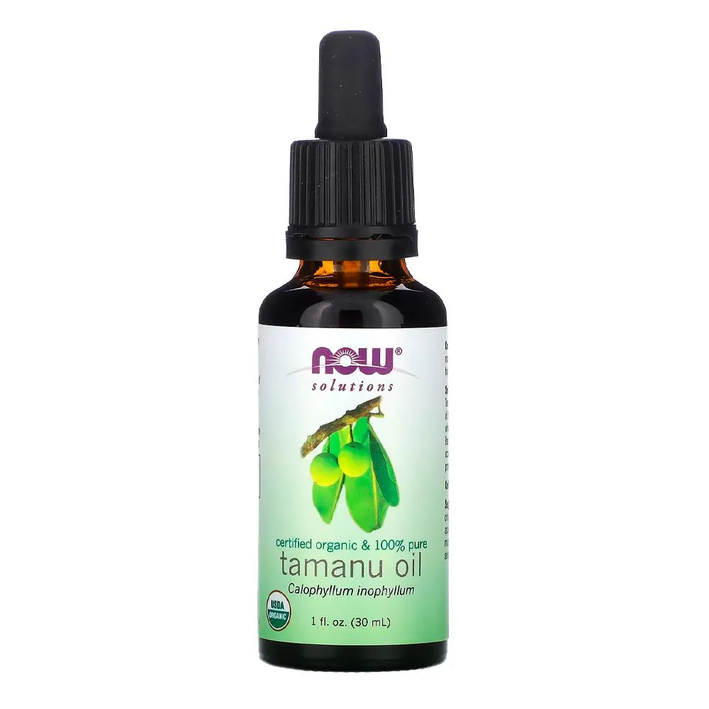 Óleo de Tamanu, Now Foods, Orgânico 30ml Importado