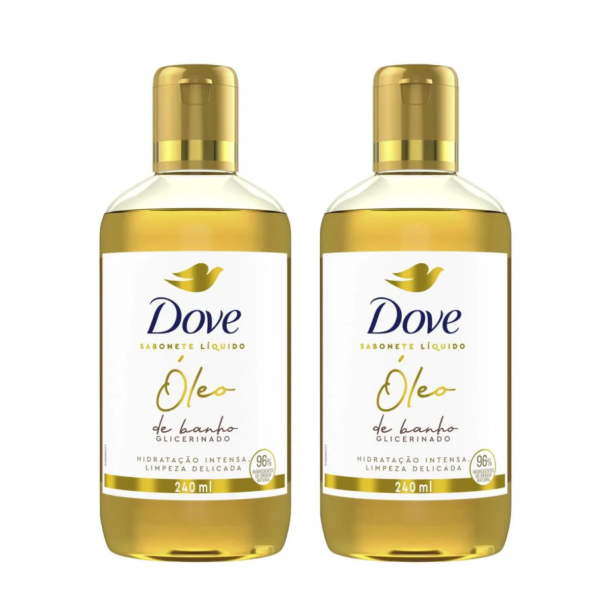 Kit 2C Óleo de Banho 240ML com Glicerina - Dove