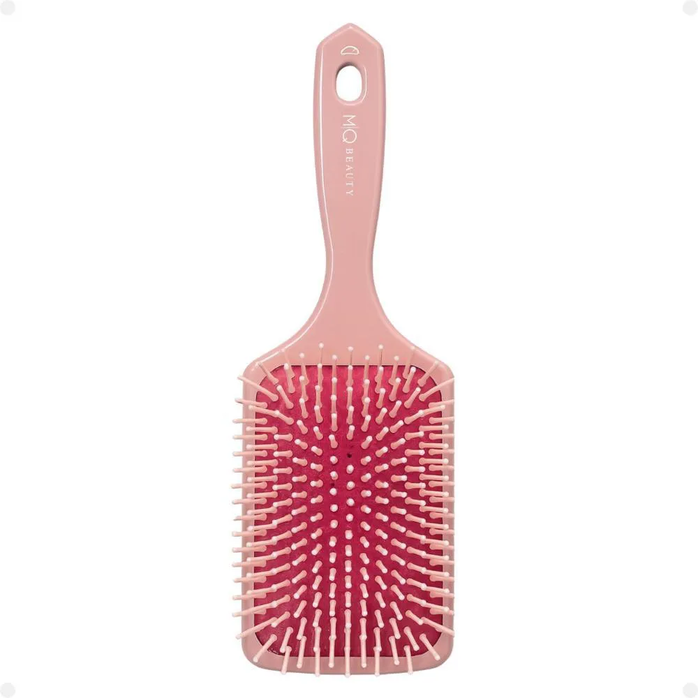 Escova Raquete Grande Mq Beauty Macarron Collection Rosa